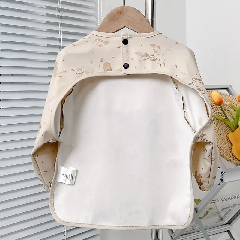 Cute Toddler Long Sleeve Waterproof Bib Apron