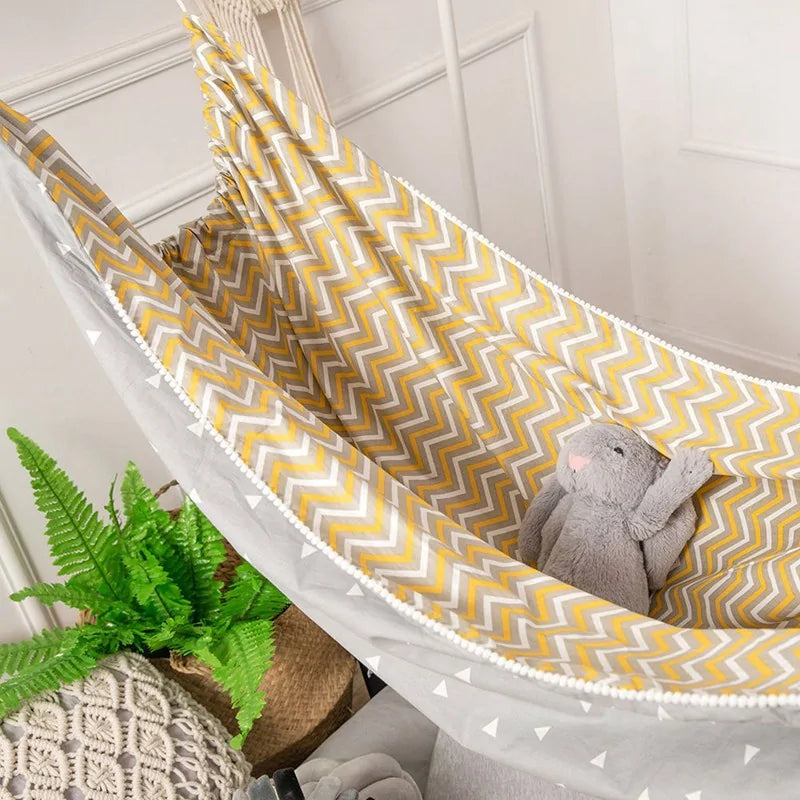 Baby Crib Hammock with Pillow - Cozy & Portable for Naps and Playtime