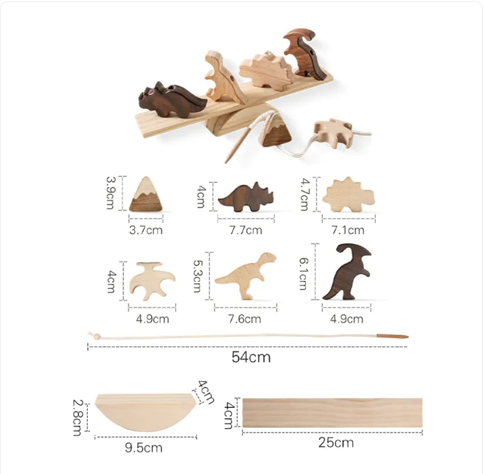 Children's Solid Wood Jenga Game – Educational Cognitive Toy