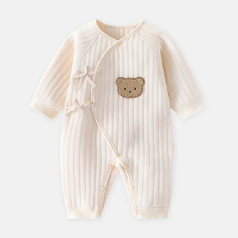 Bear Baby Jumpsuit – Soft Cotton Romper for Boy/Girls