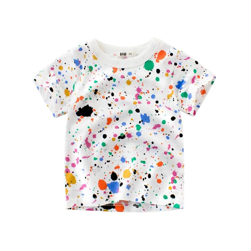 Children’s Adventure Summer Cartoon T-Shirt – Perfect for Play and Everyday Adventures