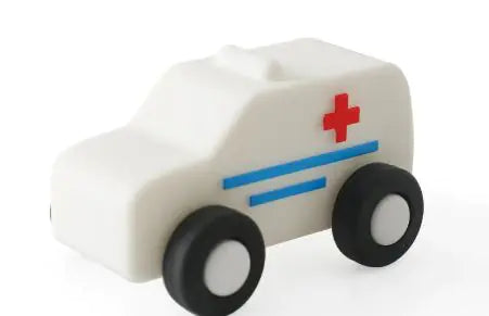 Silicone Baby Toy Set - Cars, Trucks, and Planes