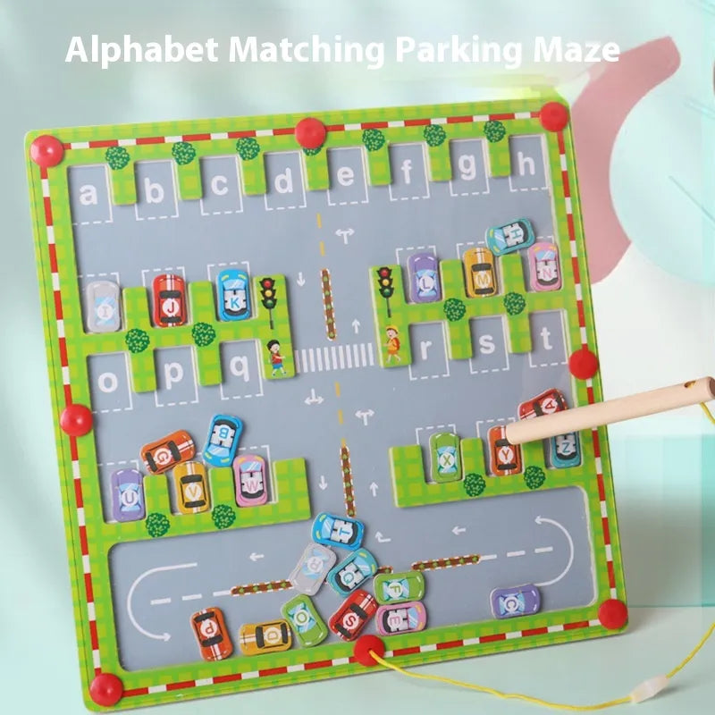 Magnetic Letters Maze Toy for Kids