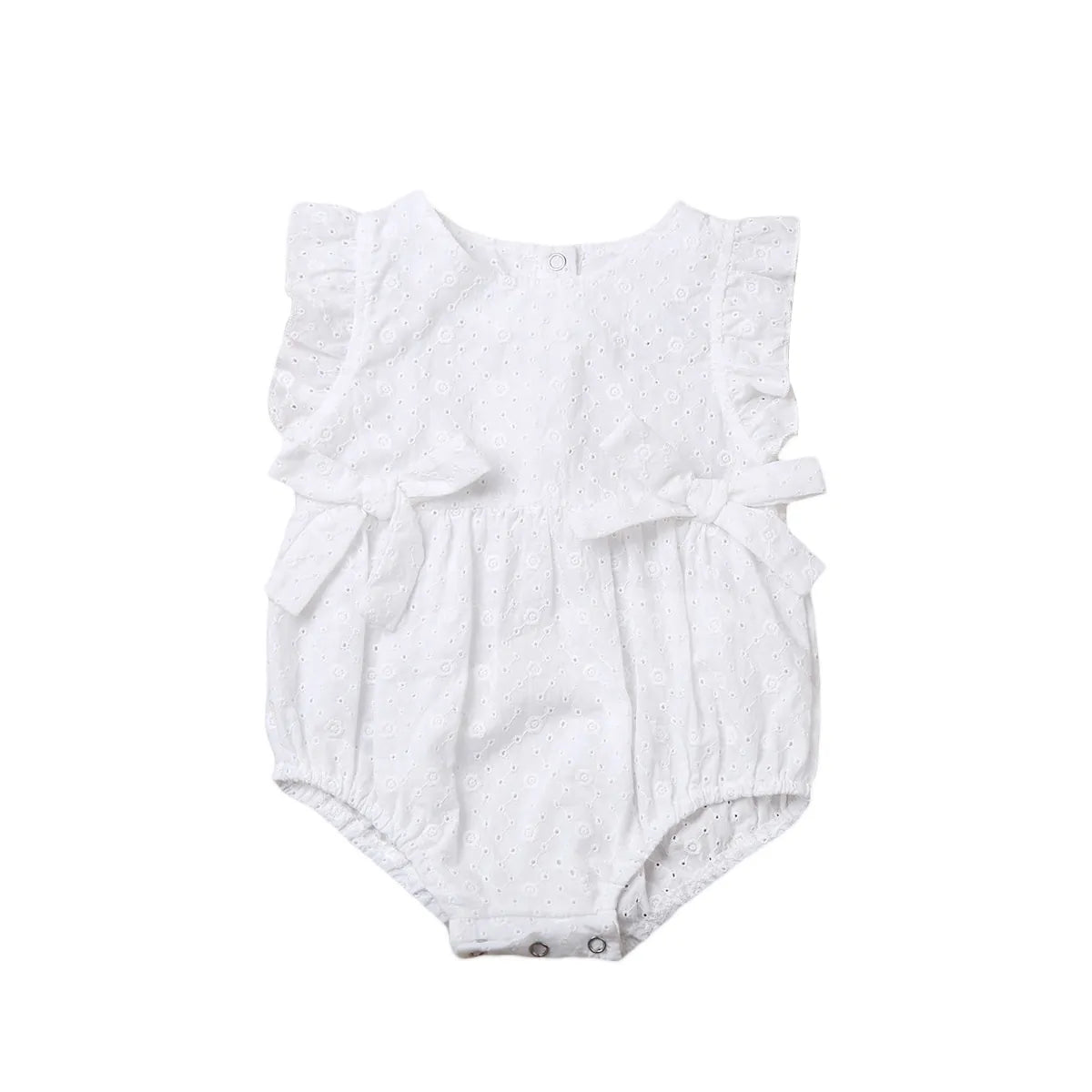 Floral Ruffle Summer Romper for Girls