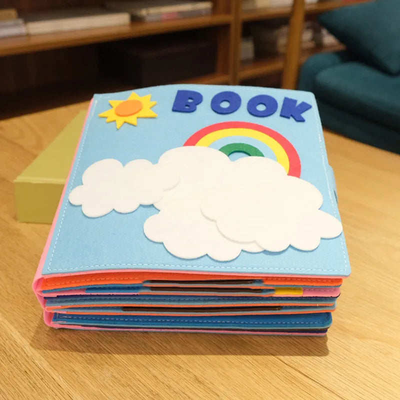 Montessori-style Felt Cloth Book for Babies