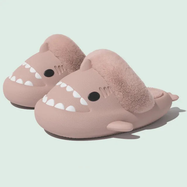 Detachable Kids Winter Shark Slippers – Warm, Cozy, and Fun