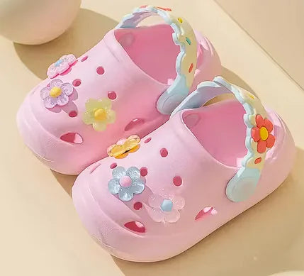 Cute Children's Mumuwu Summer Slippers - Bear and Flower Styles