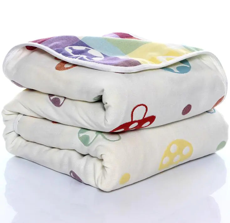 6 Layered Cotton Summer Quilt – Soft, Breathable, and Lightweight for Toddlers