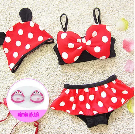 Minnie Mouse Baby Girl Two-Piece Swimsuit