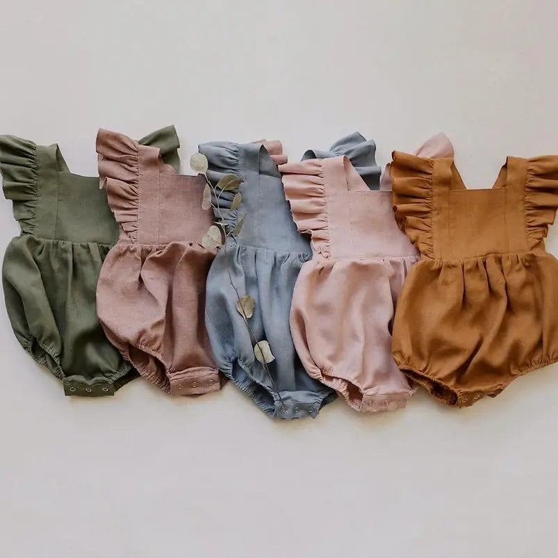 Vintage Linen Cotton Children's Clothing Collection