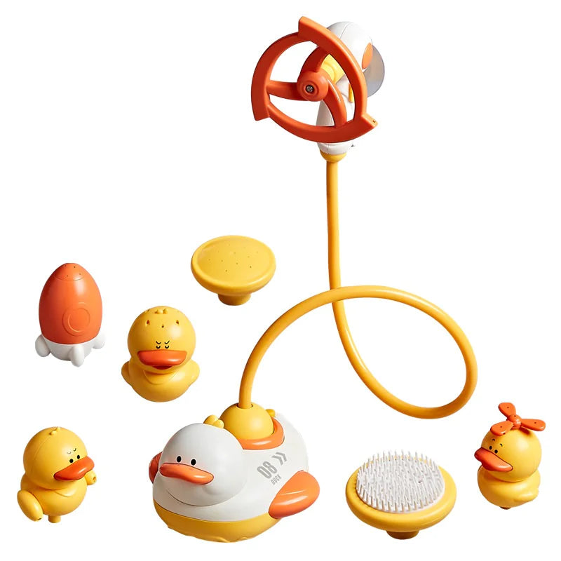 Interactive Rotating Baby Shower Head – Electric, Fun & Safe for Kids