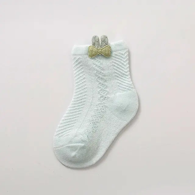 Soft Knit Baby Socks with Ears