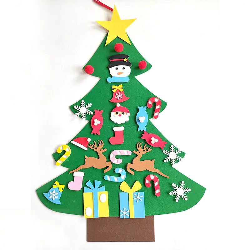 DIY Kids' First Felt Christmas Tree