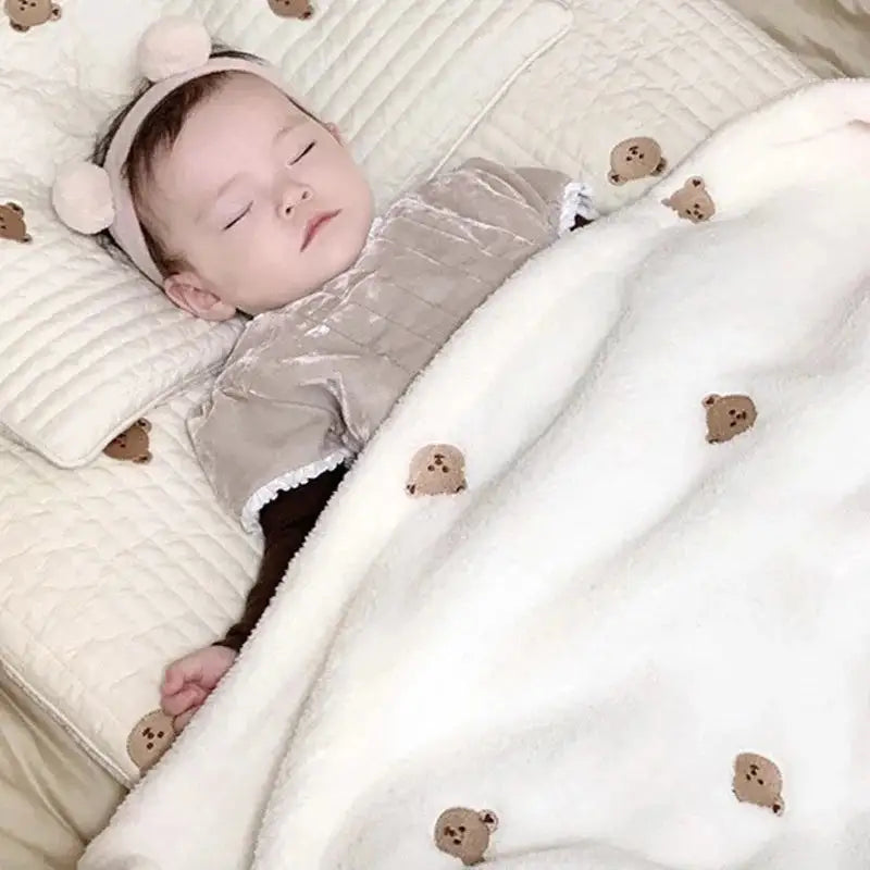 SnuggleSoft Luxe Flannel Baby Blanket