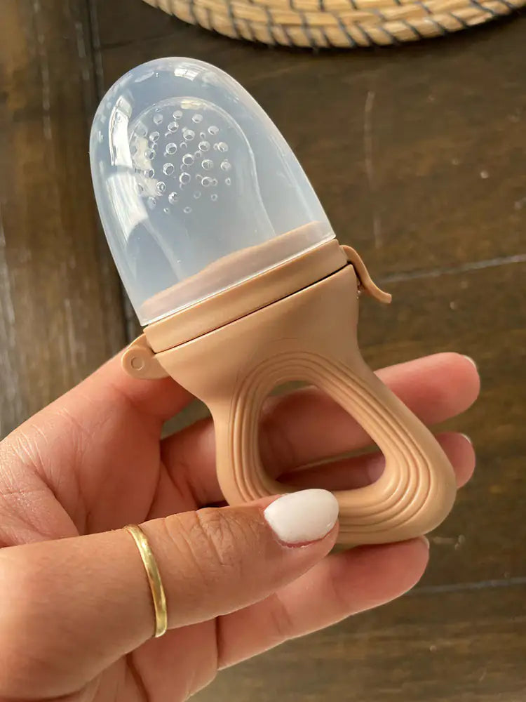 Baby Fruit Nibbler - Safe & BPA-Free Fresh Fruit Feeder