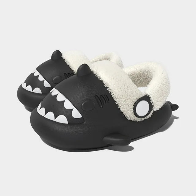 Detachable Kids Winter Shark Slippers – Warm, Cozy, and Fun