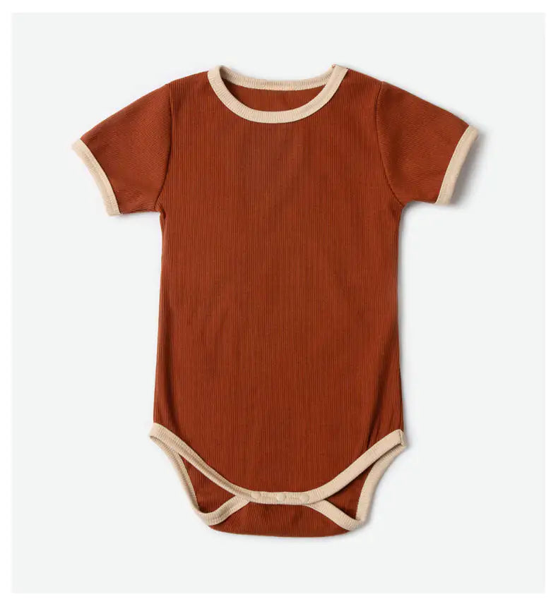 Soft & Simple Infant Basics Romper – Short Sleeve Comfort