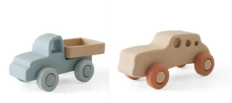 Silicone Baby Toy Set - Cars, Trucks, and Planes