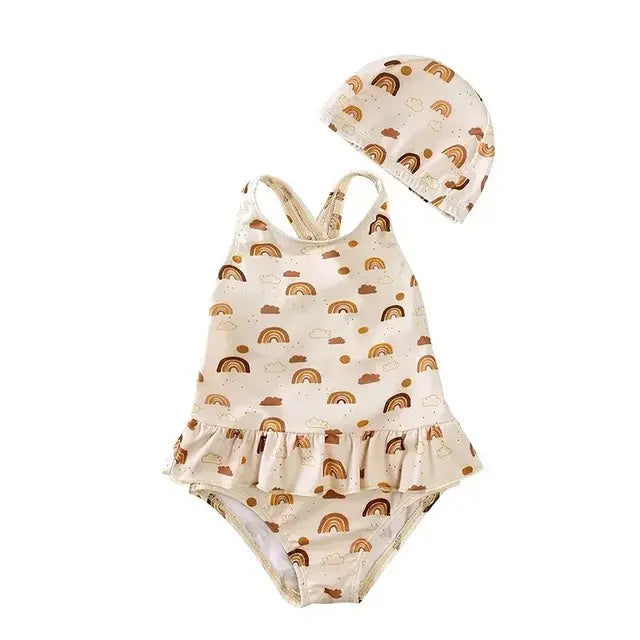Beach Babe Baby Girls' One-Piece Swimsuit