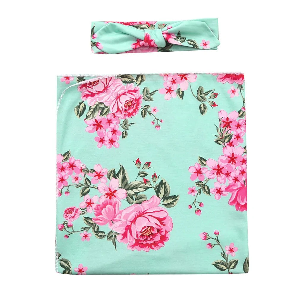 Newborn Swaddle - Soft Cotton Blend, 31.5" x 31.5", Multi-Use Baby Essential