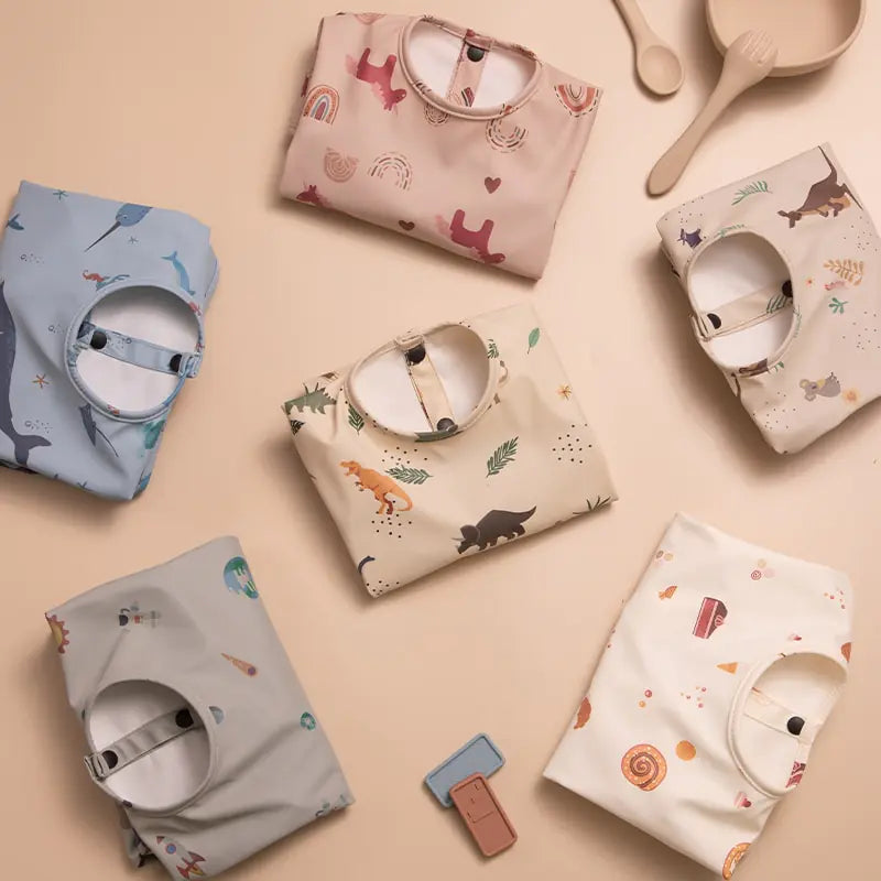 Child Waterproof Painting Smock Bib – Mess-Free Creativity for Little Artists