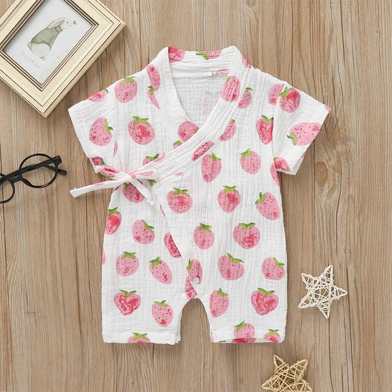 Lightweight Summer Kimono Outfit for Babies