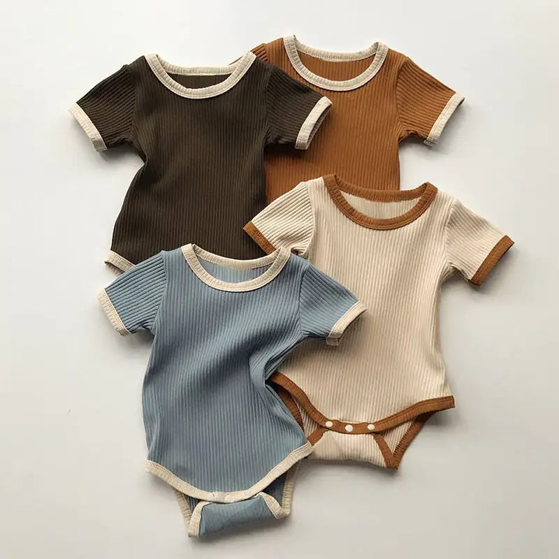 Soft & Simple Infant Basics Romper – Short Sleeve Comfort