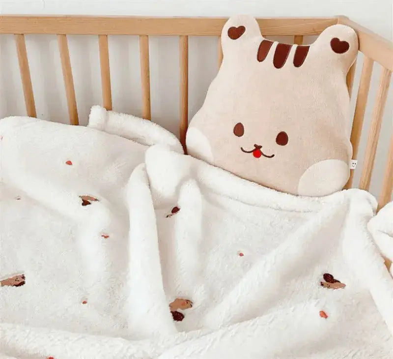 SnuggleSoft Luxe Flannel Baby Blanket