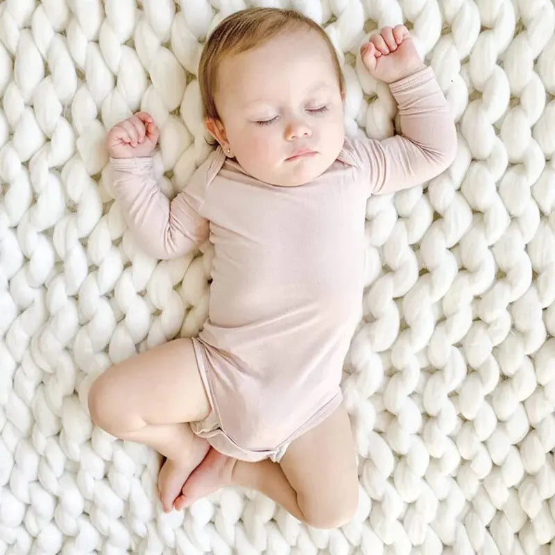 Bamboo Fiber Baby Romper – Soft, Breathable, and Easy-Care Summer Jumpsuit