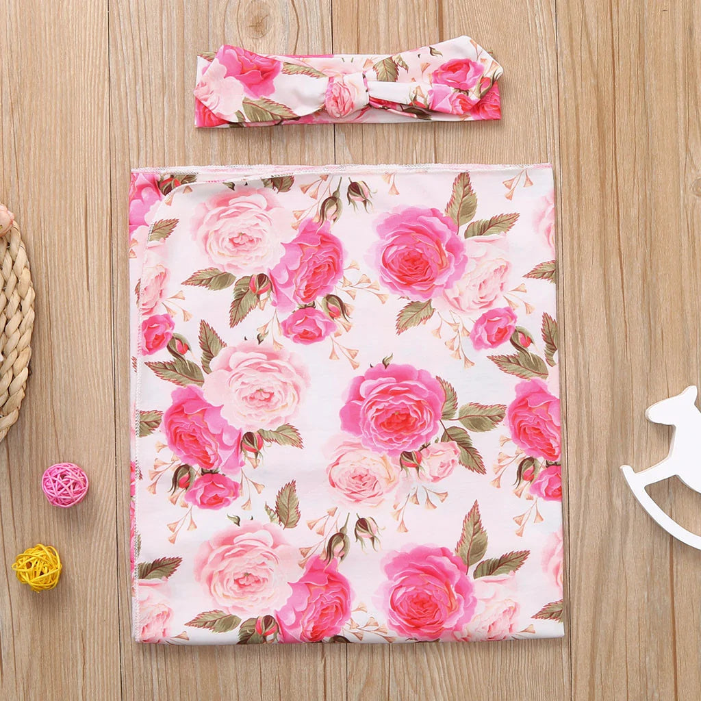 Newborn Swaddle - Soft Cotton Blend, 31.5" x 31.5", Multi-Use Baby Essential