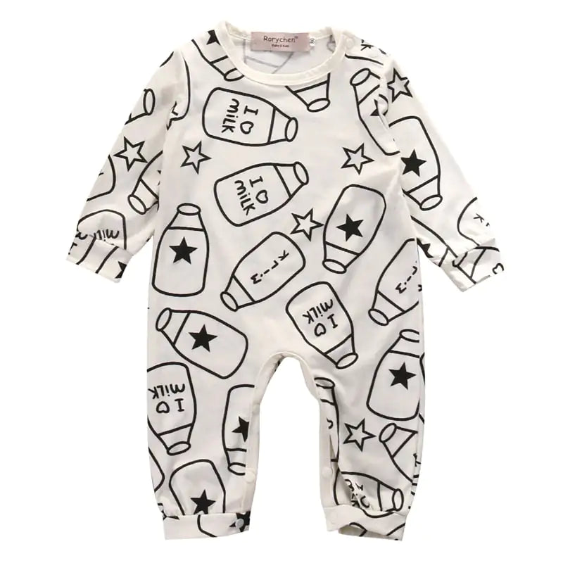 I Love Milk Baby Onesie – Soft, Comfortable, and Playful Gift for New Parents