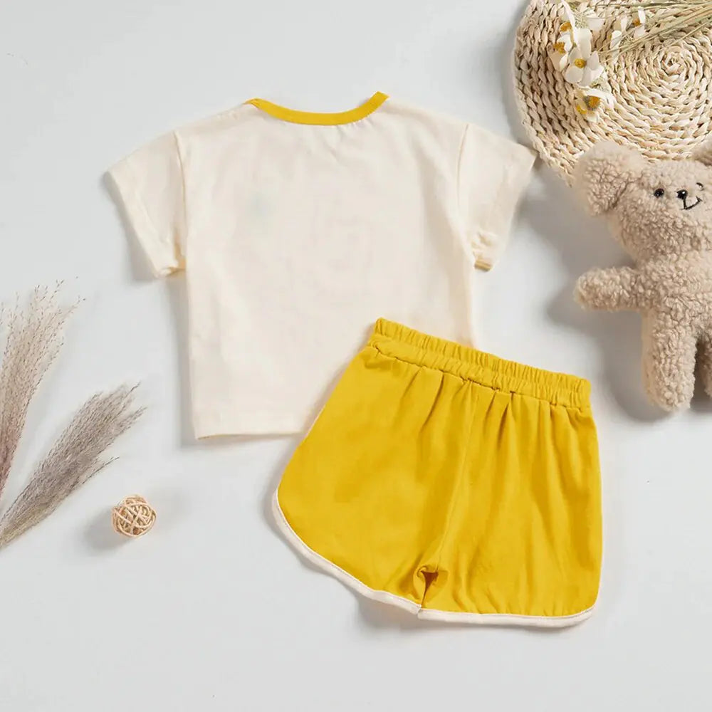 Trendy Cotton T-shirt and Short Outfits for Boys and Girls