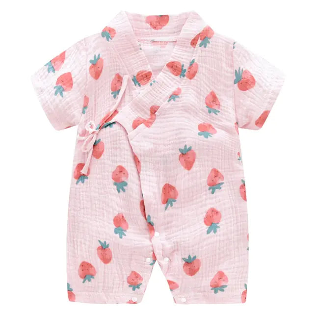 Lightweight Summer Kimono Outfit for Babies