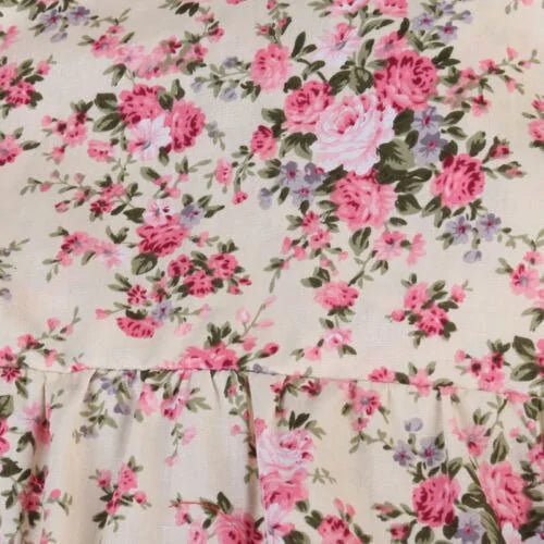 Baby Girl Floral Romper – Soft, Breathable & Easy Snap Closure