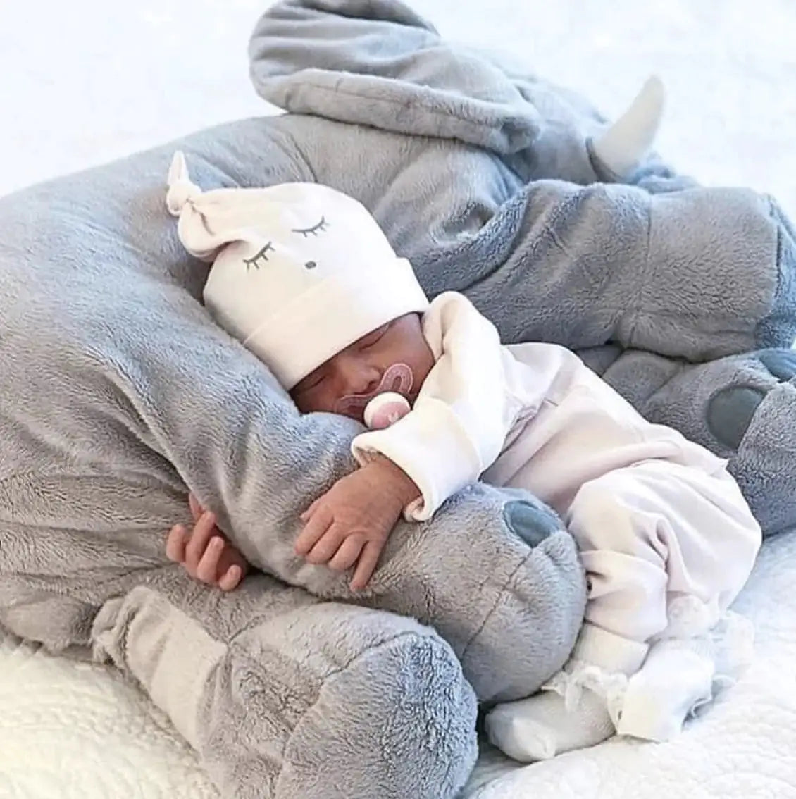 Elephant Cuddle Pillow - Soft and Cozy Companion for Kids