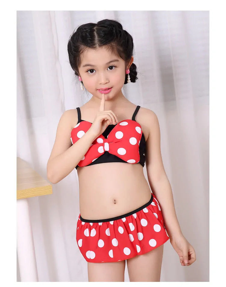 Minnie Mouse Baby Girl Two-Piece Swimsuit