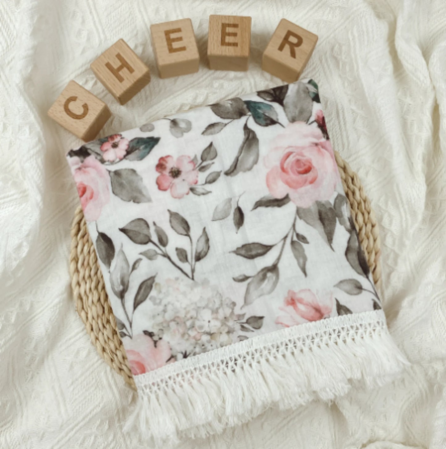 Adorable Muslin Cotton Baby Blanket - Various Designs - Size 100x120cm