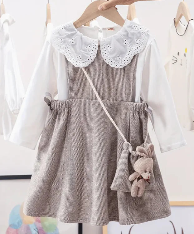 Stylish Spring and Autumn Dress for Little Ones