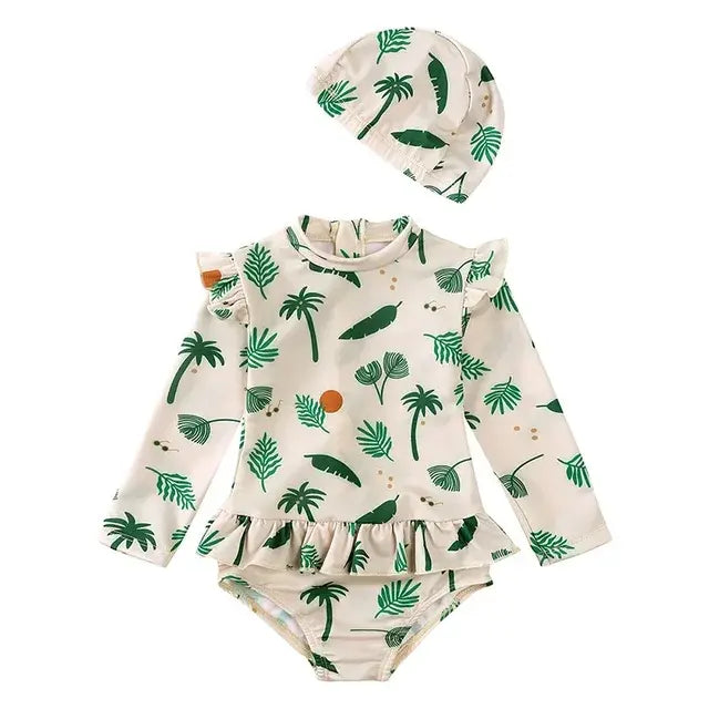 Beach Babe Baby Girls' One-Piece Swimsuit