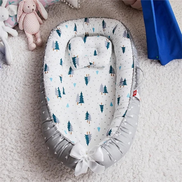 Babynest Portable Newborn Lounger - Cozy, Secure & Machine Washable