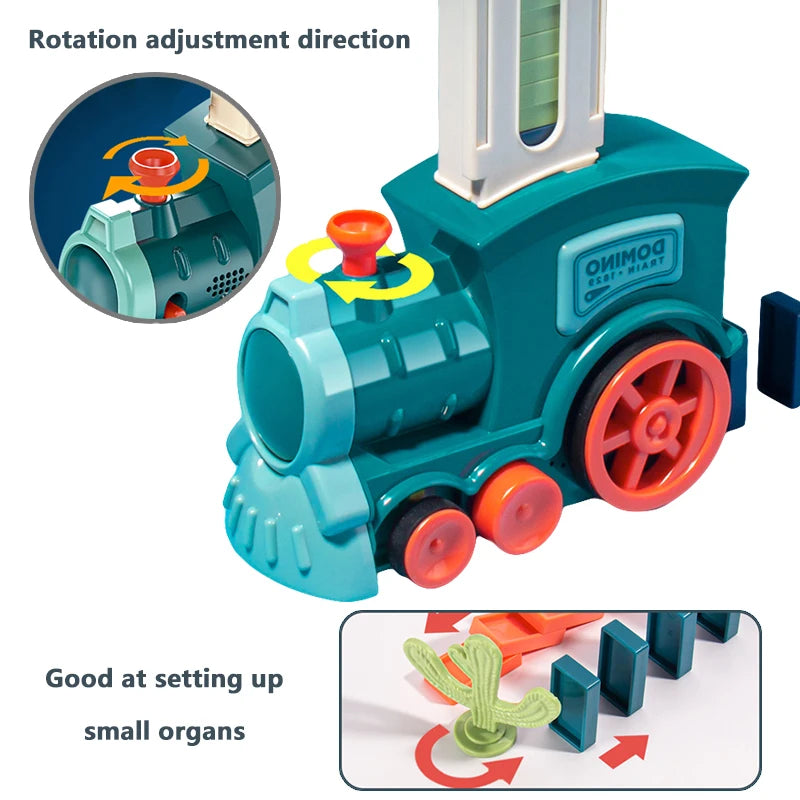 Kids Automatic Domino Train – Creative Toy for Fun and Learning