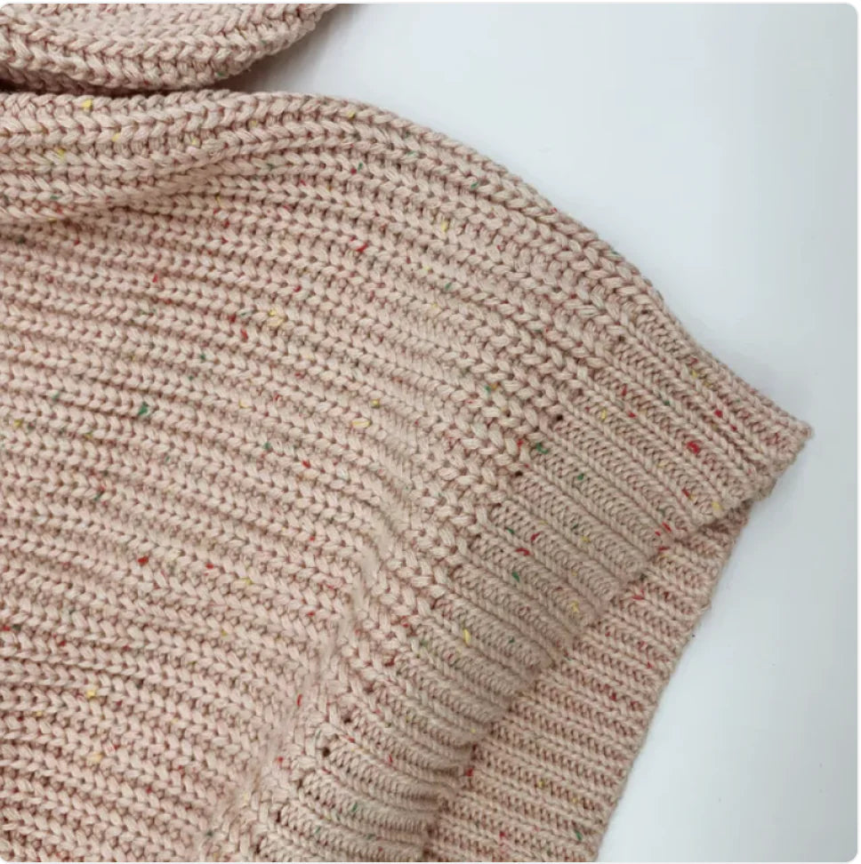 Cozy Baby Long Sleeve Pullover Sweater – Soft and Stylish for Cooler Days