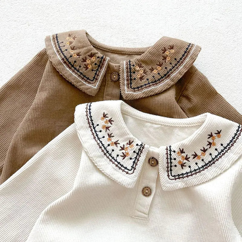 Blooming Beauty Embroidered Bodysuit for Girls
