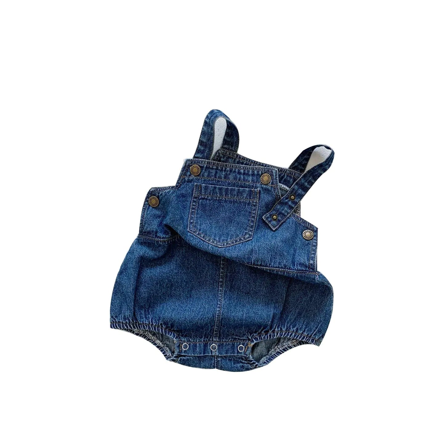 Baby Stylish Denim Triangle Overalls for Boys/Girls