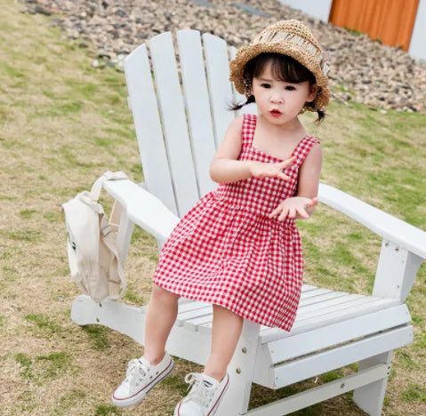 Cute Butterfly Sling Dress for Summer