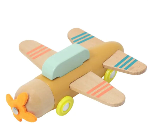 Small Wooden Vehicle Toys for Infants and Toddlers – Safe, Durable Design