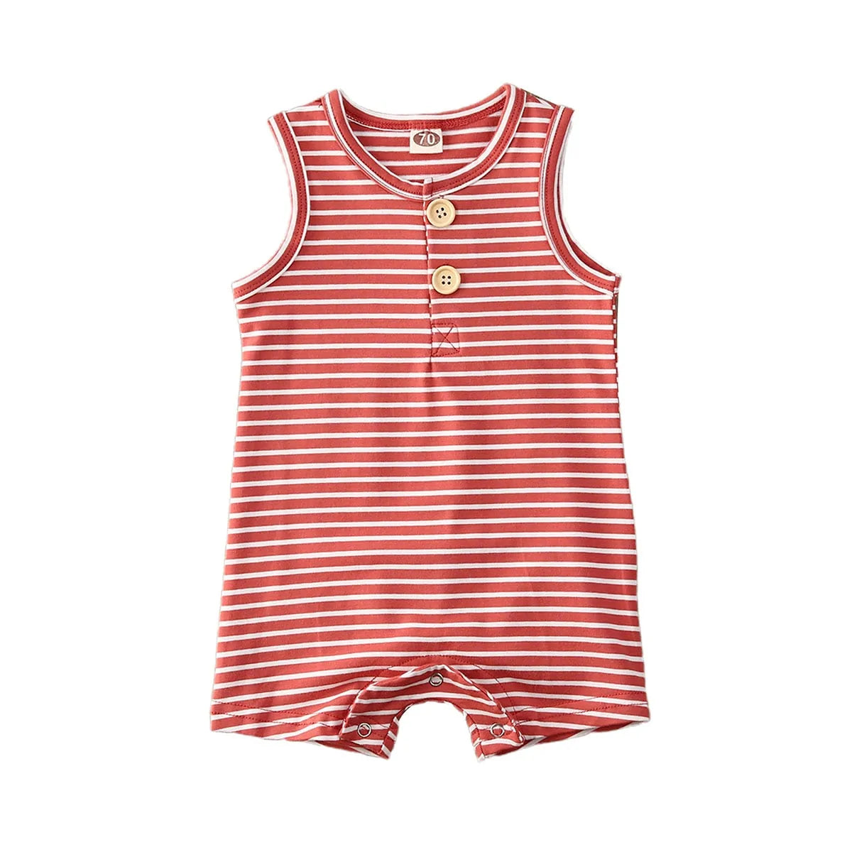 Breezy Striped Playtime Romper