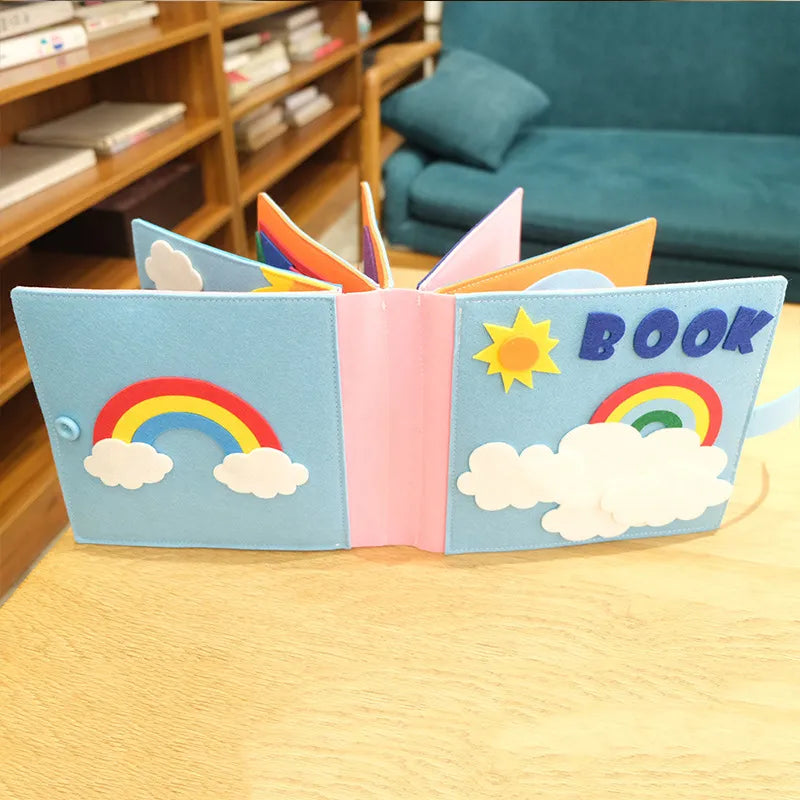Montessori-style Felt Cloth Book for Babies