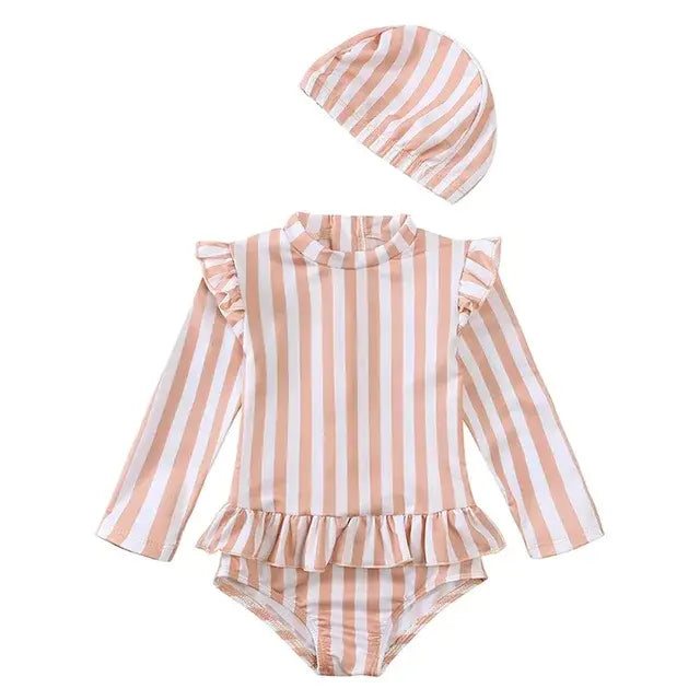 Beach Babe Baby Girls' One-Piece Swimsuit