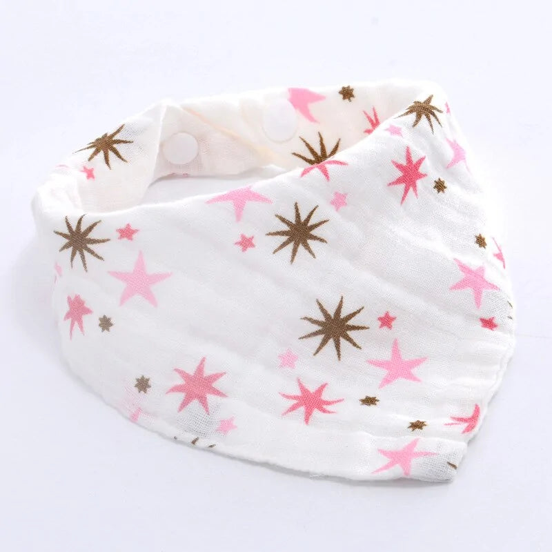 Premium 100% Cotton Baby Bibs – Ultra-Absorbent & Comfortable